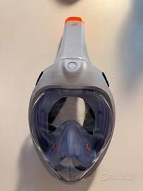 Maschera Easybreath Tribord Decathlon boccaglio