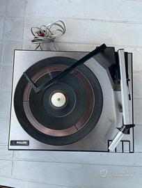 Giradischi Vintage Philips 16/33/45/78 Giri vinile