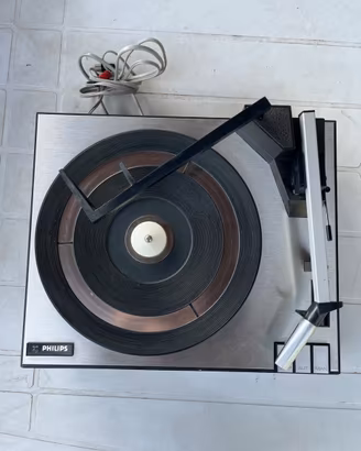 Giradischi Vintage Philips 16/33/45/78 Giri vinile