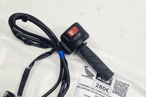 COMANDO GAS COMPLETO DI MANOPOLA E PULSANTIERA DX 