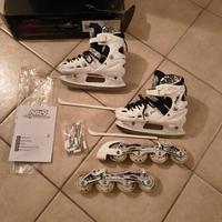 pattini da ghiaccio / rotelle allungabili