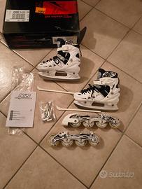 pattini da ghiaccio / rotelle allungabili