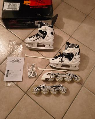 pattini da ghiaccio / rotelle allungabili