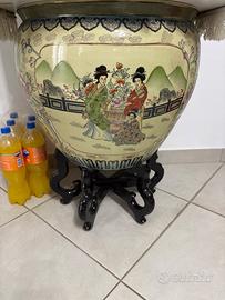 Vaso cinese in ceramica