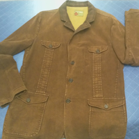 Giacca cotone fustagno T 50 marrone tabacco