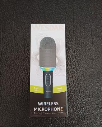 Microfono karaoke Bluetooth Wesdar KG51 RGB