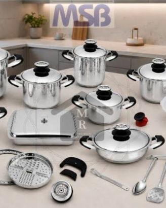 Batteria Pentole MSBavaria Inox 18/10  - 