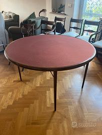 TAVOLO ROTONDO DA GIOCO anni 50