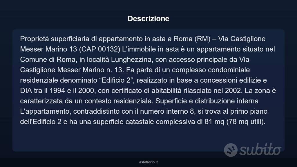 Appartamento – Roma, Lunghezza - Vista 4