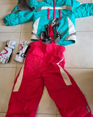 Completo da neve bimba 4 anni
