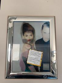 Cornice portafoto argento Enrico Coveri nuova