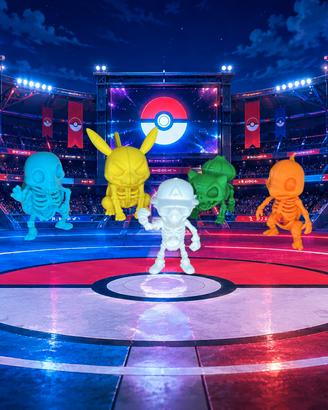 5 PEZZI Pokémon 