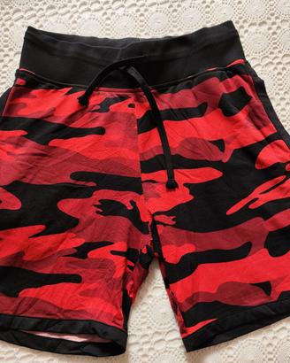 Pantaloncini tennis Hydrogen Camo Tech Red/Black