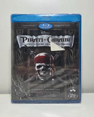 Pirati dei Caraibi (Collezione 4 Film) BluRay NUOV