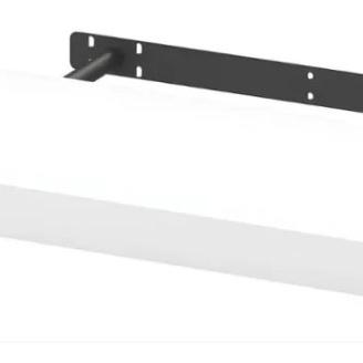 Mensola in legno da parete rettangolare bianco