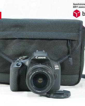 Canon EOS 2000D + CANON 18-55 3.5 5.6 IS II