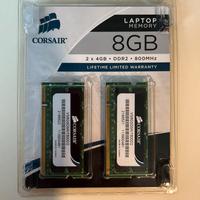 Corsair 8G laptop memory SoDimm vs4gsds800d2