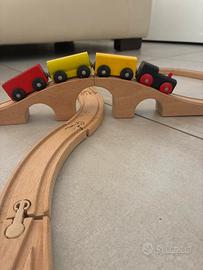 Piata del trenino con ponti🚂🪵