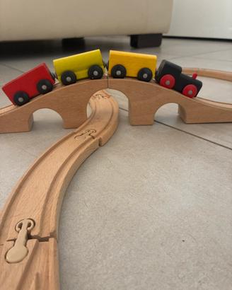 Piata del trenino con ponti🚂🪵