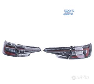 FANALI PER AUDI A4 S4 B9 8W SEDAN 15- LED NERO FUM