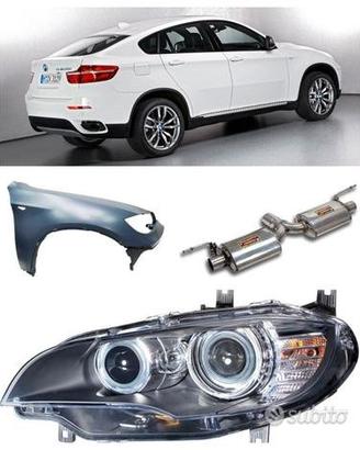 Bmw X6 cofano paraurti airbag ossatura molle E71