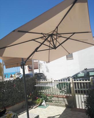 Ombrellone  da giardino 2mt x 3mt nuovo con base