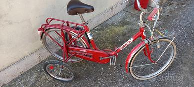 bici passeggio a quattro ruote fatta in casa