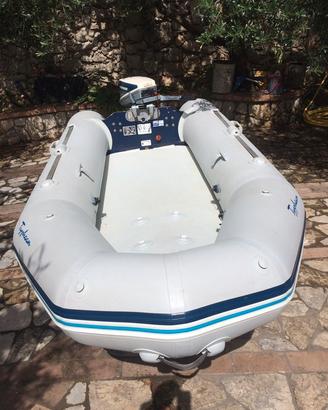 Gomone  3,30 con motore evinrude 15cv