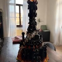 Lego barad dur con scatola originale e mini figure
