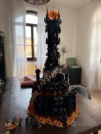 Lego barad dur con scatola originale e mini figure