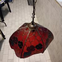 Lampadario Tiffany vintage originale 
