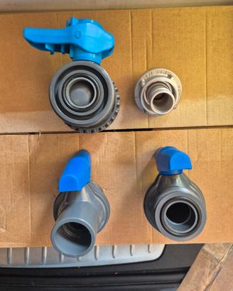 Valvole a sfera in PVC
