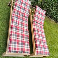 Lettini da giardino in legno