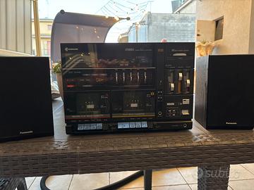 Stereo vintage samsung vip-380 doppio deck