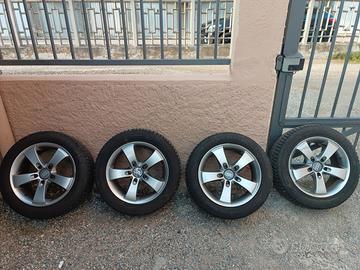4 cerchi da 16 pollici gommati invernali dot 2021