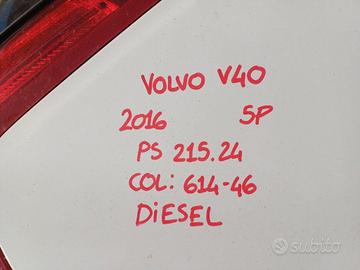 VOLVO V40 2016 - 215.24 - RICAMBI USATI