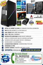 PC PRO i5-14400F 16GB RAM SSD NVIDIA 5050 8GB W11P