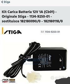 KIT CARICA BATTERIE STIGA