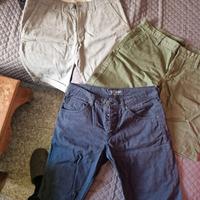 set 3 bermuda - shorts usati in buone condizioni