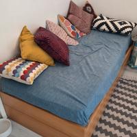 letto per camerina, ampliabile a doppio