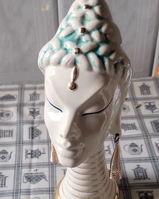Raro Lotto 3 bottiglie ceramiche Canova anni 50/60