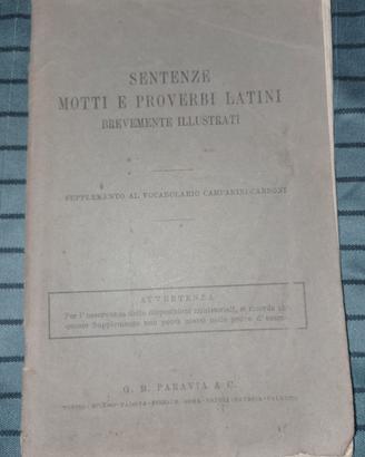 sentenze motti e proverbi latini 