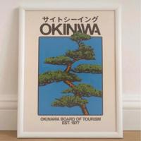 Okinawa - Poster A4 con cornice