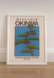 Okinawa - Poster A4 con cornice