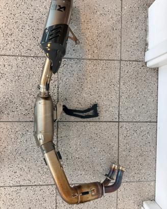 Scarico completo AKRAPOVIC YAMAHA R7 omologato