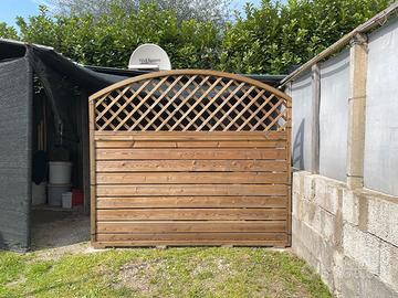 Pannello barriera divisorio da giardino