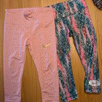 2 Leggings Nike Bimba-Taglia 3/4 anni (98-104 cm) 