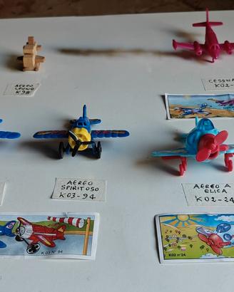 “Mezzi Aerei” Sorpresine Kinder vintage 1990-2000