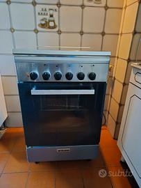 GLEM GAS - Cucina a gas A554MI6 Classe A-INOX