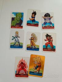 Lotto 8 Lamincards Dragon Ball Z Edibas Argento